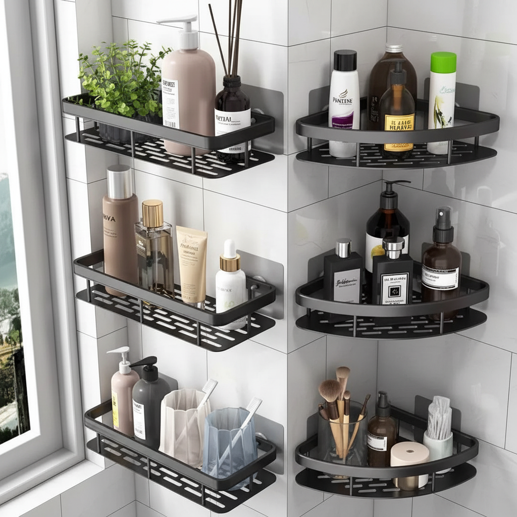 Bathroom shelves variation 1